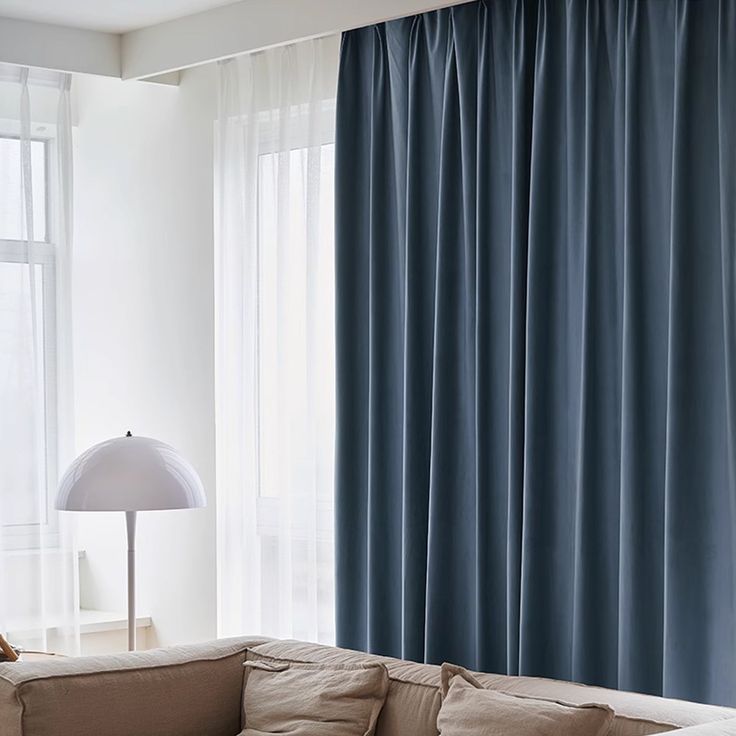 Lazy Brown Velvet Curtains for Living Room & Bedroom